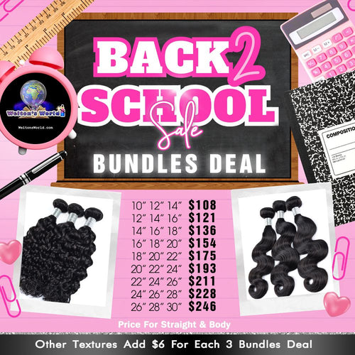 Back to School Bundles Deal